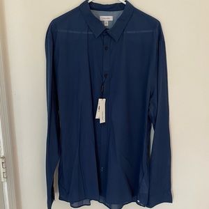 NWT Calvin Klein Men’s Button Down Shirt